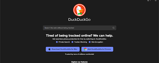 DuckDuckGo Search Engine