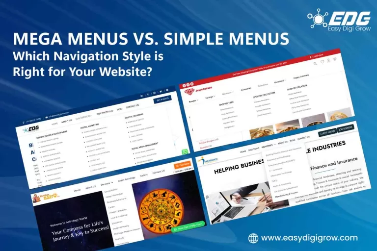 Mega Menus vs. Simple Menus Which Navigation Style is Right for Your Website